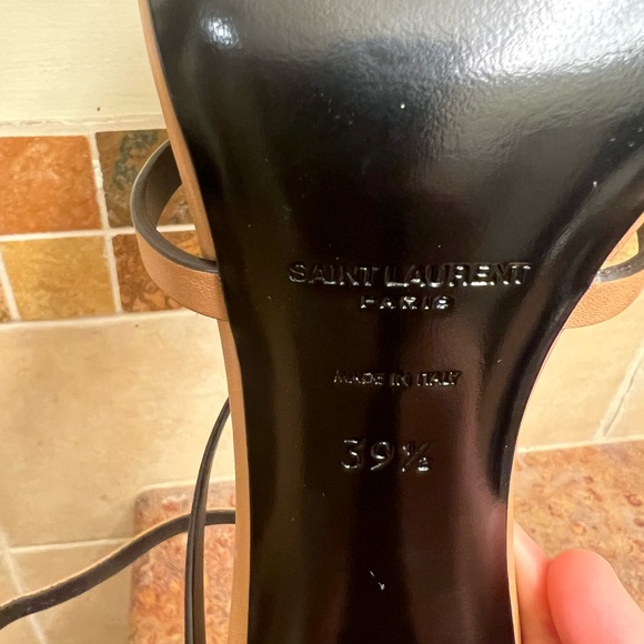 YSL Cassandra high heel sandals Brand New - Picture 3 of 5